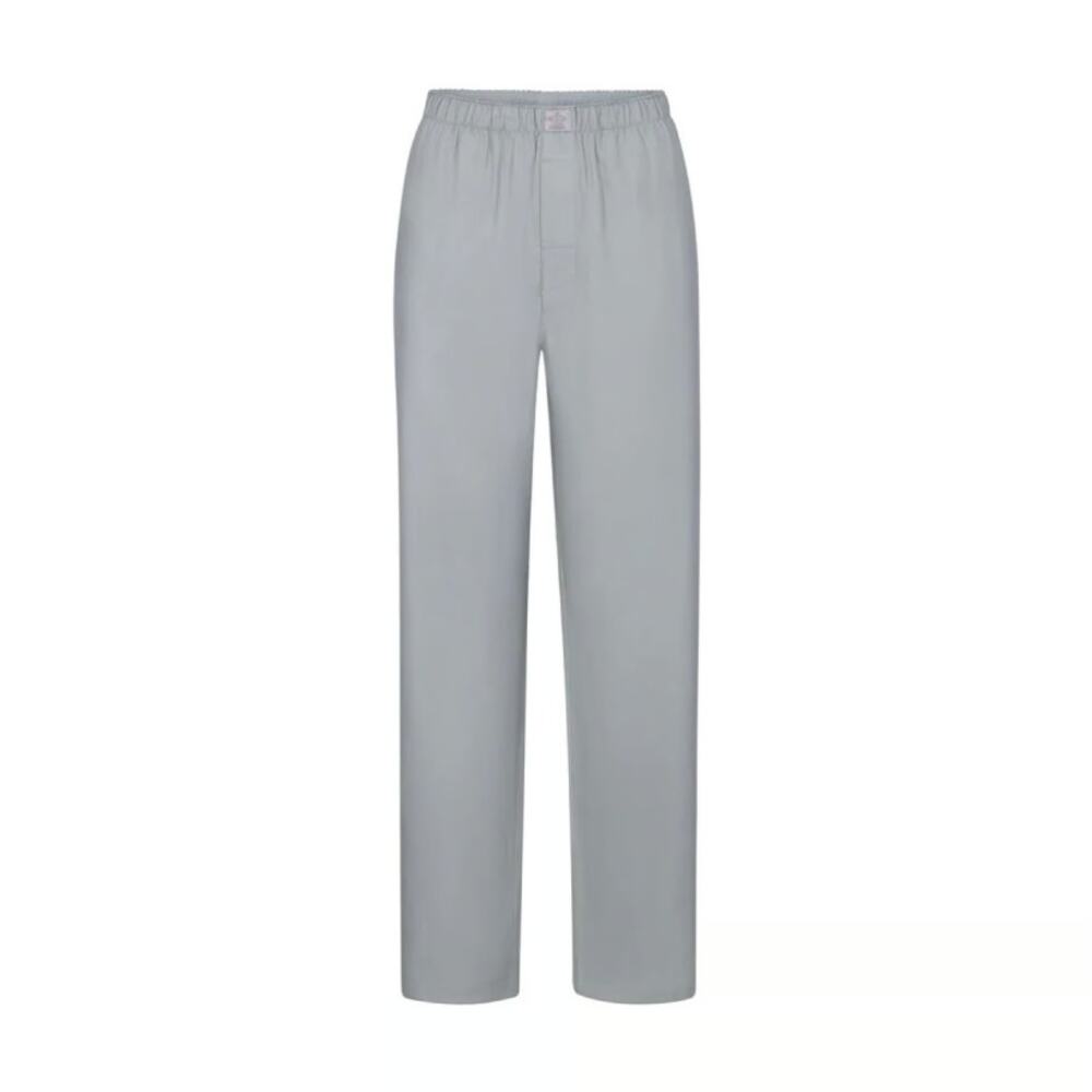 SKIMS Hotel Women's Pajama Pants Grey Moonstone Cotton Blend Luxury-Plus Size 4X